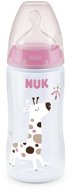 NUK FC+ cumisüveg hőmérséklet-ellenőrzővel 300 ml, rózsaszín - Cumisüveg
