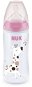 Dojčenská fľaša NUK FC+ fľaša s kontrolou teploty 300 ml, ružová - Kojenecká láhev