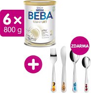 BEBA COMFORT 2 HM-O 6 × 800g, TESCOMA Cutlery Cheerful Animals - Baby Formula