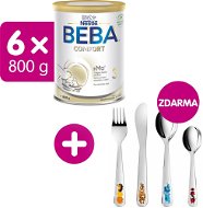 BEBA COMFORT 3 HM-O 6 × 800g, TESCOMA Cutlery Cheerful Animals - Baby Formula