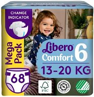 Libero Comfort 6 Mega Pack (68 ks) 13 – 20 kg - Jednorazové plienky