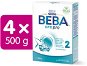 BEBA OPTIPRO 2 pokračovací kojenecké mléko, 4× 500 g - Baby Formula