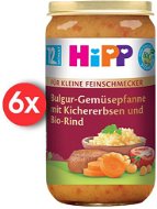 HiPP BIO Malý Gurmán Bulgur se zeleninou a cizrnou a hovězím masem 6× 250 g - Baby Food