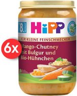 HiPP BIO Malý Gurmán Mango Chutney s bulgurom a kuracím mäsom a zeleninou 6× 220 g - Príkrm