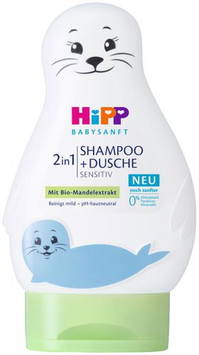 HiPP Babysanft shampoo for hair and body (sea lion) 200 ml - Children's Shampoo - Main image