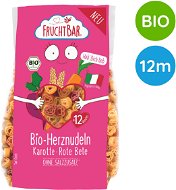 FruchtBar BIO cestoviny srdiečka s mrkvou, repou a pšenicou 300 g - Cestoviny
