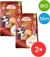 FruchtBar BIO plněné sušenky kešu, datle, kakao 2× 120 g  - Children's Cookies