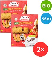 FruchtBar BIO špaldové taštičky jahoda a jablko 12× 22 g - Sušienky pre deti