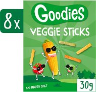 Goodies zeleninové tyčinky 8× 30 g - Chrumky pre deti