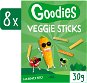 Goodies zeleninové tyčinky 8× 30 g - Chrumky pre deti
