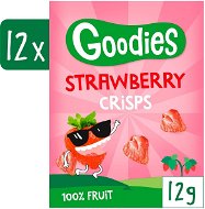Goodies 100 % jahodové plátky 12 g - Chrumky pre deti