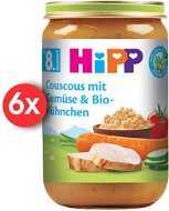 HiPP BIO Kuskus se zeleninou a kuřecím masem, 6 x 220 g - Baby Food