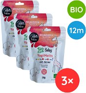 Petra & Friends BIO Ovocné kúsky s jahodami a kozím syrom 3× 10 g - Lyofilizované ovocie