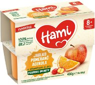 Hami ovocný příkrm 100% Jablko pomeranč acerola 4× 100 g - Baby Food