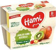 Hami ovocný příkrm 100% Jablko kiwi acerola 4× 100 g - Baby Food