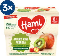 Hami fruit starter Apple kiwi acerola 3×400 g - Baby Food