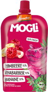 MOGLi BIO jablko banán malina rebarbora (certifikace Demeter) 120 g - Kapsička pro děti