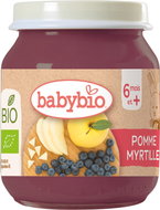 BABYBIO Organic apple and blueberries 130 g - Baby Food