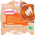 BABYBIO vepřové maso z Nové Akvitánie s čočkou 260 g