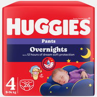 HUGGIES Overnights Pants vel. 4 (26 ks) - Plenkové kalhotky