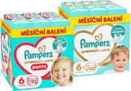 PAMPERS Premium Care Size 6 (128 pcs) + Premium Care Pants Size 6 (93 pcs) - Disposable Nappies