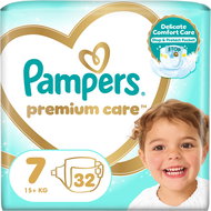 PAMPERS Premium Care Veľkosť 7 (32 ks) - Jednorazové plienky