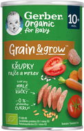 GERBER Organic křupky s rajčaty a mrkví 35 g - Křupky pro děti