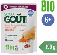 Good Gout Organic pumpkin soup with red lentils and hazelnuts 190 g - Meal Pocket