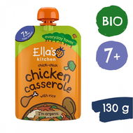 Ella's Kitchen BIO Kuřecí nákyp s rýží 130 g - Kapsička pro děti