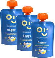 Beggs Organic Smoothie with fruit, yoghurt and oatmeal 3×120 g - Meal Pocket