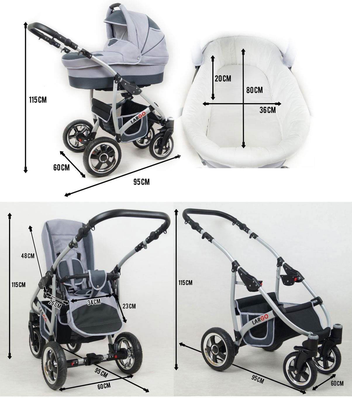 Largo cheap pram wheels