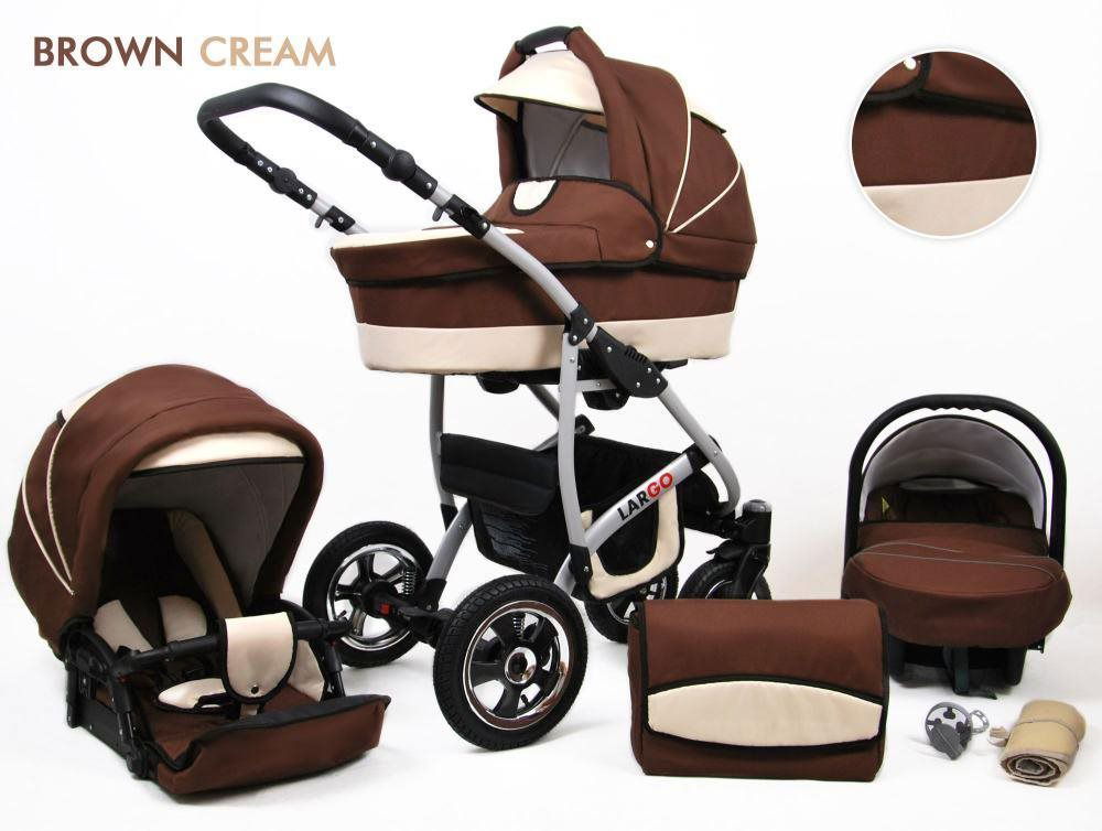 RAF POL 3 in 1 Largo 6 Beige Baby Buggy Alza.cz