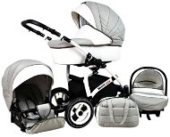 RAF-POL 3-in-1 White Lux Latte - Baby Buggy