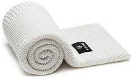 T-TOMI Knitted Blanket AUTUMN White Waves - Blanket