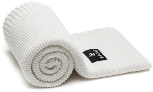 T-TOMI Knitted Blanket White Waves - Blanket - Main image