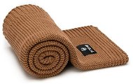 T-TOMI Knitted Blanket AUTUMN Mocca Waves - Blanket