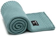 T-TOMI Knitted Blanket AUTUMN Mint Waves - Blanket