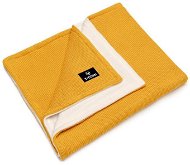T-TOMI Knitted Blanket WINTER Mustard Waves - Blanket