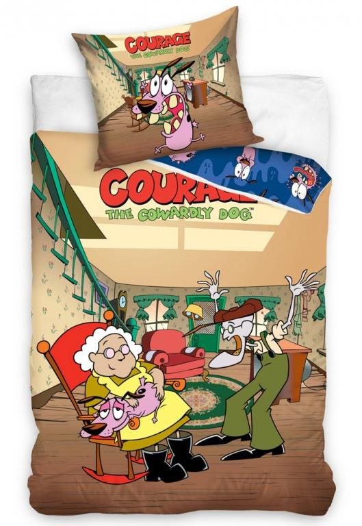 CARBOTEX kétoldalas Courage the Cowardly Dog 140×200 cm