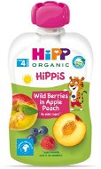 Kapsička pre deti HiPP BIO 100 % ovocie Jablko-Broskyňa-Lesné ovocie od uk. 4. mesiaca, 100 g - Kapsička pro děti