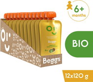 Beggs Organic Kiwi and banana 12×120 g - Meal Pocket