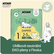 Moomin Baby 1 Newborn 2–5 kg (25 ks) - Jednorázové pleny