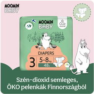 Moomin Baby 3 Midi 5-8 kg (48 db) - Öko pelenka