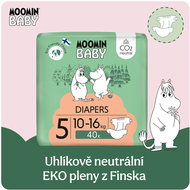 Moomin Baby 5 Maxi 10–16 kg (40 ks) - Jednorázové pleny