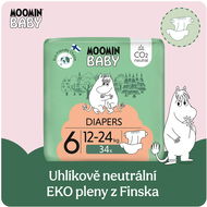 Moomin Baby 6 Maxi 12–24 kg (34 ks) - Eko pleny