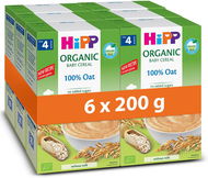 HiPP BIO První obilná kaše ovesná 6× 200 g - Nemléčná kaše