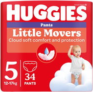 HUGGIES Little Movers Pants vel.5 (34 ks) - Plenkové kalhotky