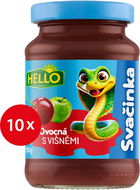 HELLO ovocná svačinka s višněmi 10× 190 g - Příkrm
