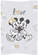 CEBA BABY puha pelenkázó alátét Cosy 50 × 70 cm, Disney Minnie & Mickey Grey - Pelenkázó alátét