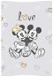 CEBA BABY puha pelenkázó alátét Cosy 50 × 70 cm, Disney Minnie & Mickey Grey - Pelenkázó alátét